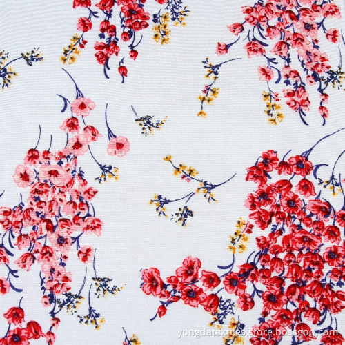 Knitted Plain Jersey Soft Dress Rayon Printed Fabric